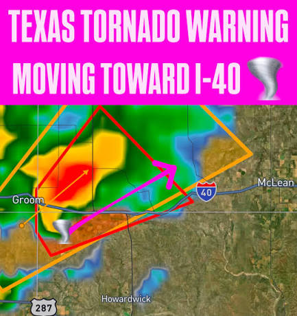 Amarillo Texas Tornado Warning