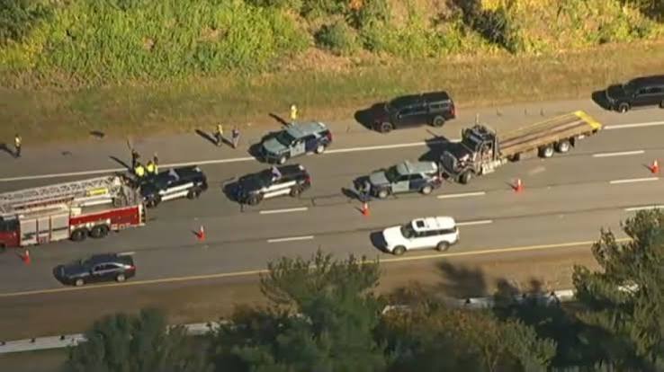 I-93 Accident Today in Wilmington MA